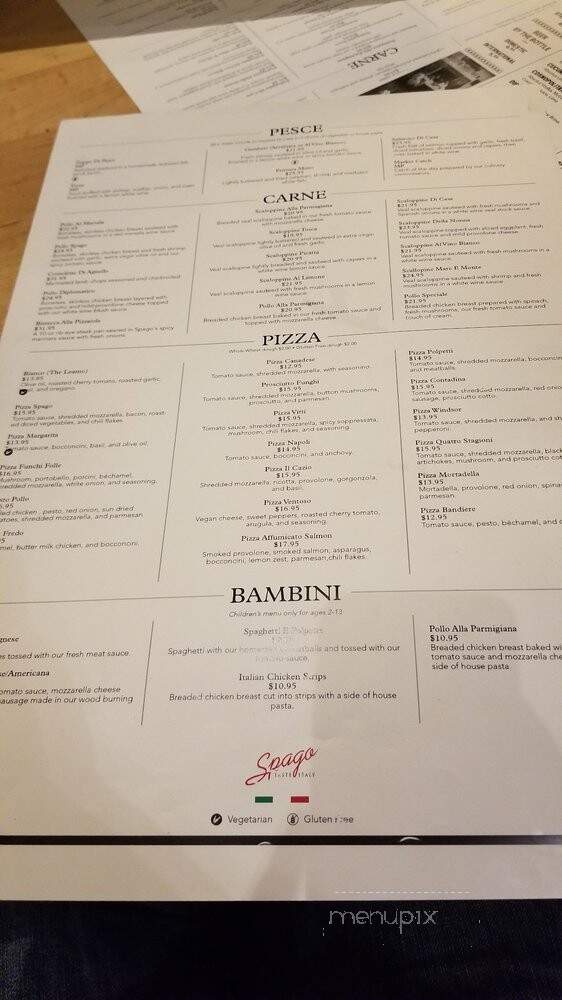 Spago Caesars Windsor - Windsor, ON menu_pic