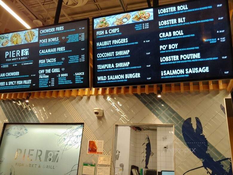 Pier 87 Fish Market & Grill - Mississauga, ON menu_pic