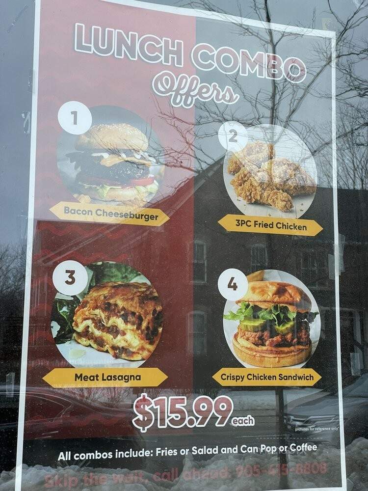 Corner 20 Cafe - Markham, ON menu_pic