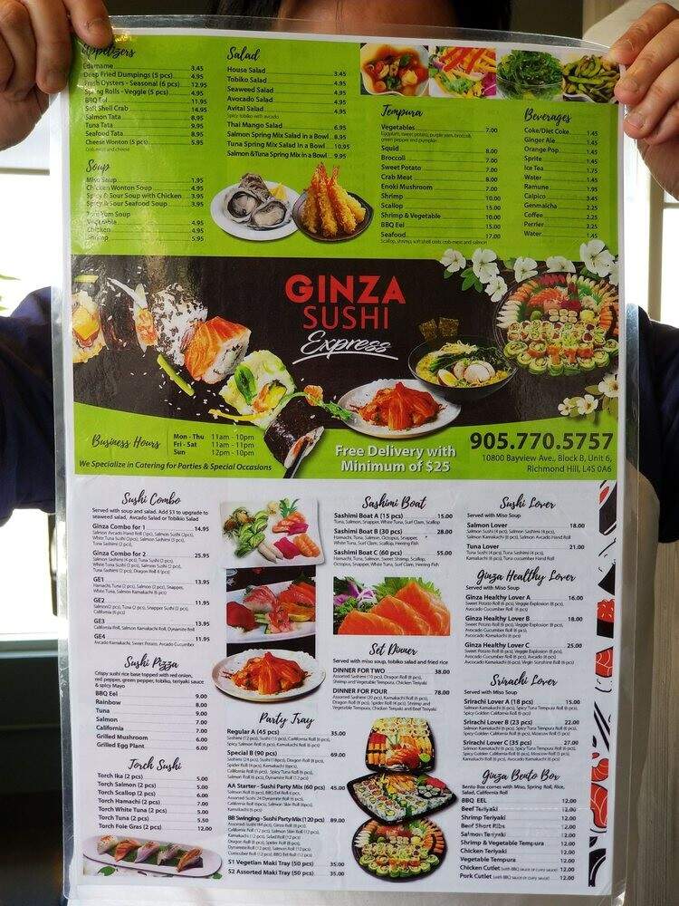 Ginza Sushi Express - Richmond Hill, ON