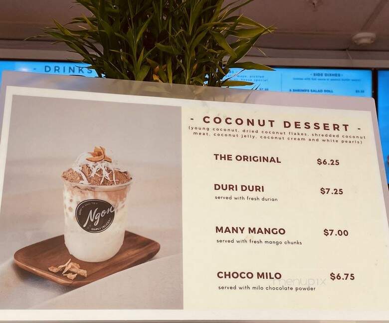 Ngon - Vancouver, BC menu_pic
