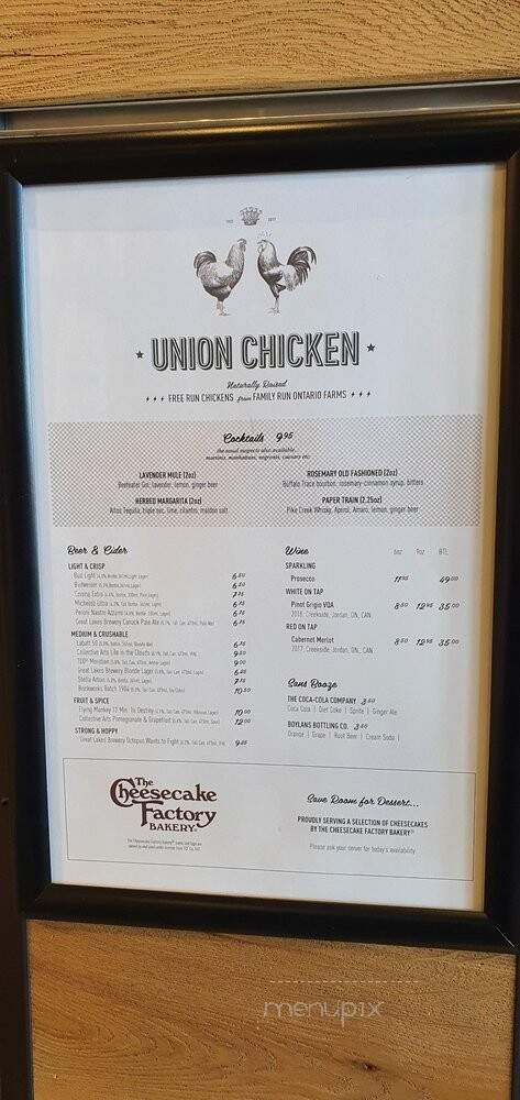 Union Chicken - Newmarket, ON