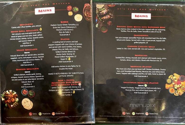 3 Mariachis - Vaughan, ON menu_pic