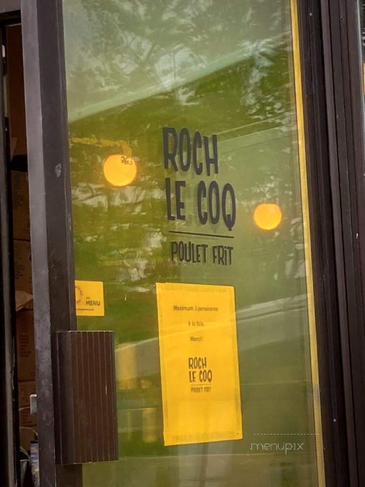 Roch le Coq - Montreal, QC menu_pic