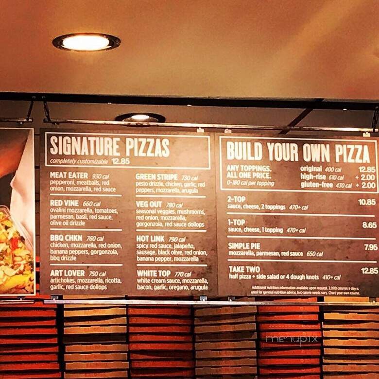 Blaze Pizza - Toronto, ON menu_pic