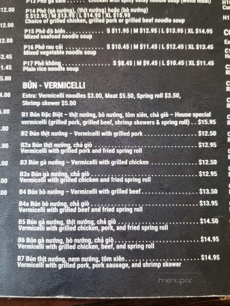 Pho Metro - Vaughan, ON menu_pic