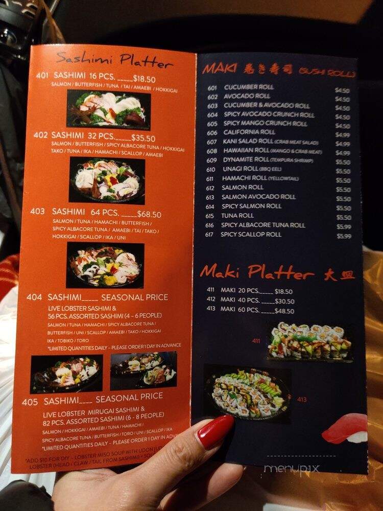 Sushi Master - Markham, ON menu_pic