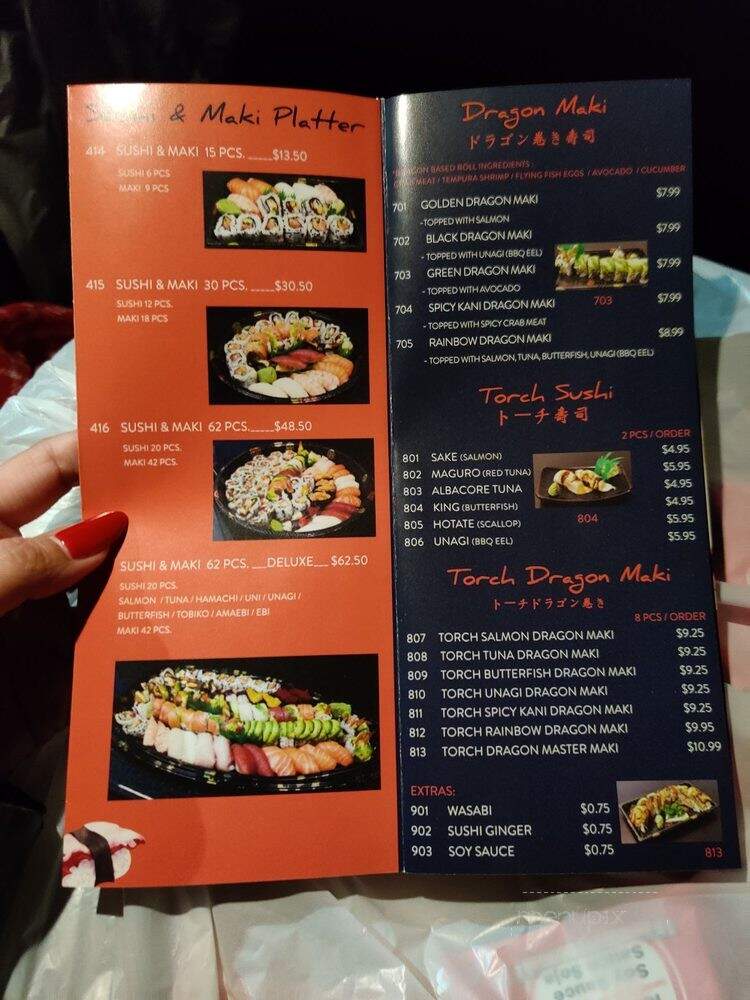 Sushi Master - Markham, ON menu_pic