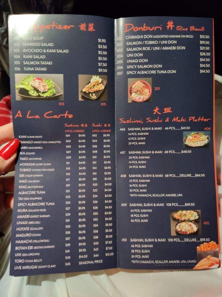 Sushi Master - Markham, ON menu_pic