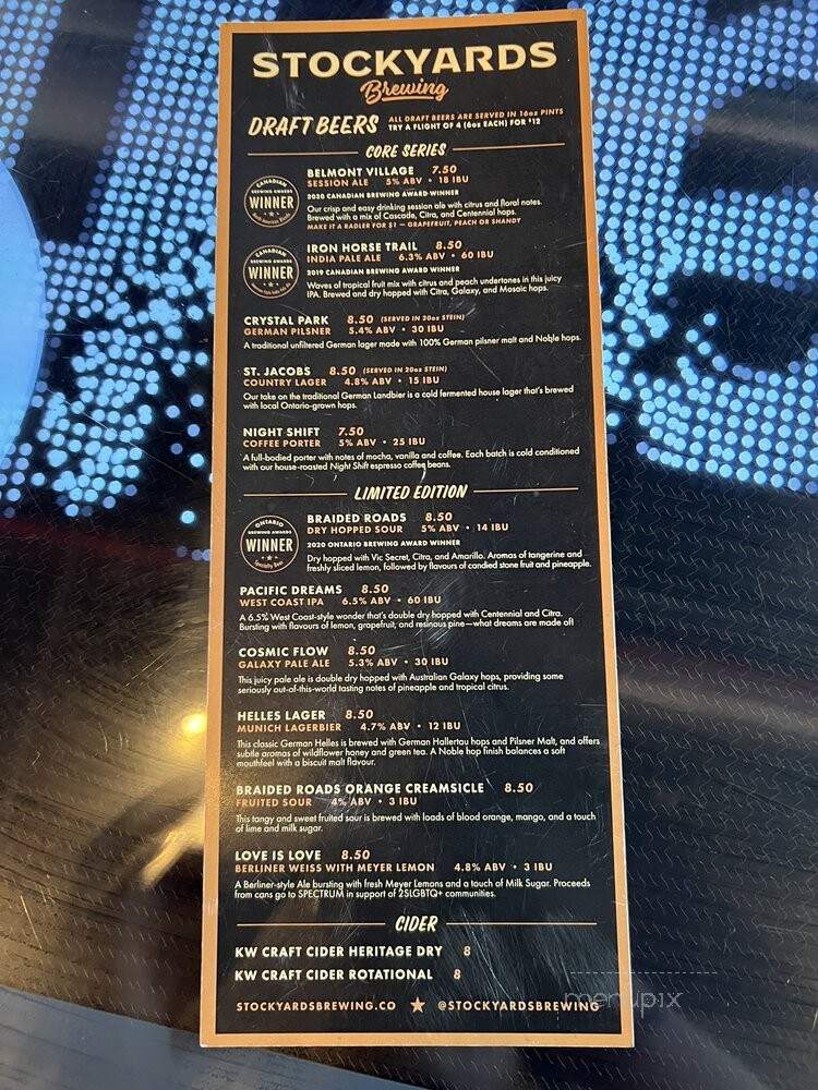 Graffiti Market - Kitchener, ON menu_pic