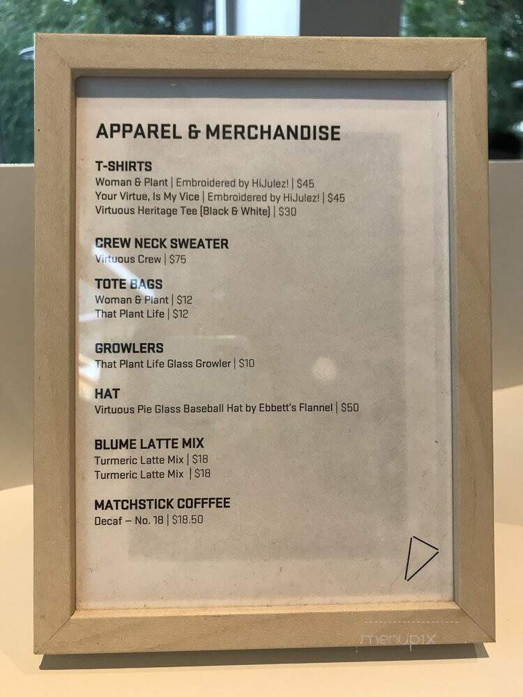 Virtuous Pie - Vancouver, BC menu_pic