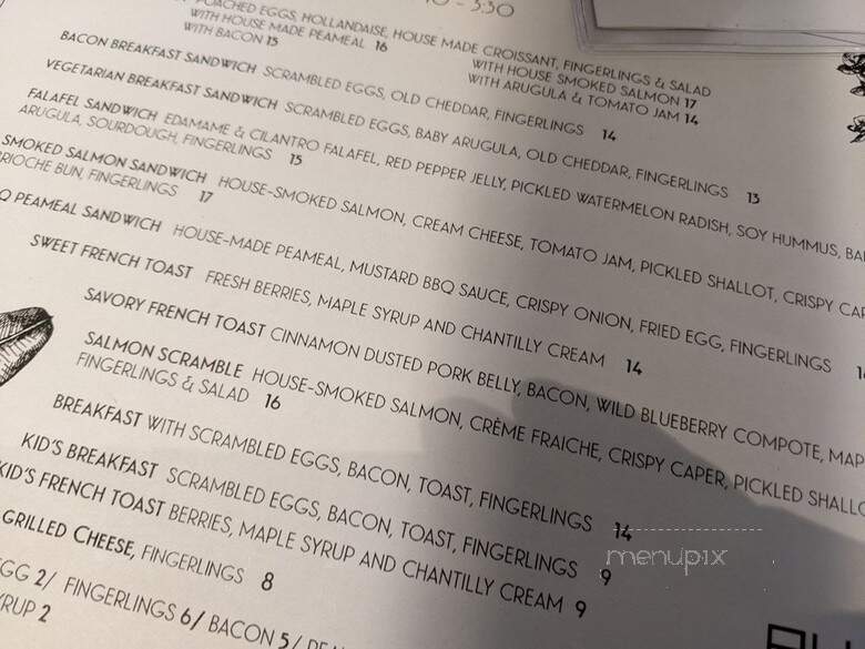 Bodega Henriette - Toronto, ON menu_pic