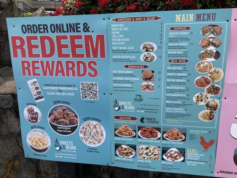 Cafe Sweets & Beans - Burnaby, BC menu_pic