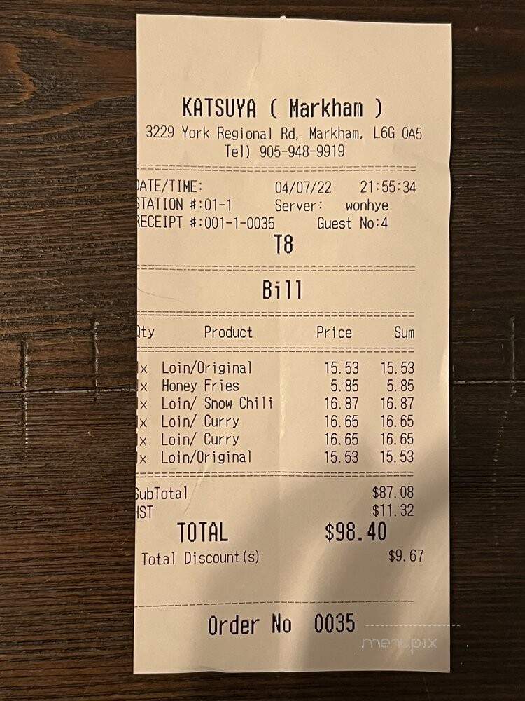 Katsuya - Markham, ON