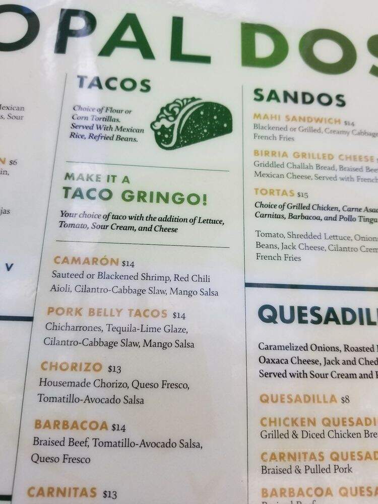 Midpoint Park and Eatery - Gainesville, FL menu_pic