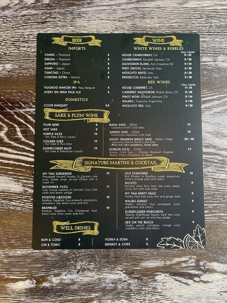 My Thai Cafe - Denver, CO menu_pic