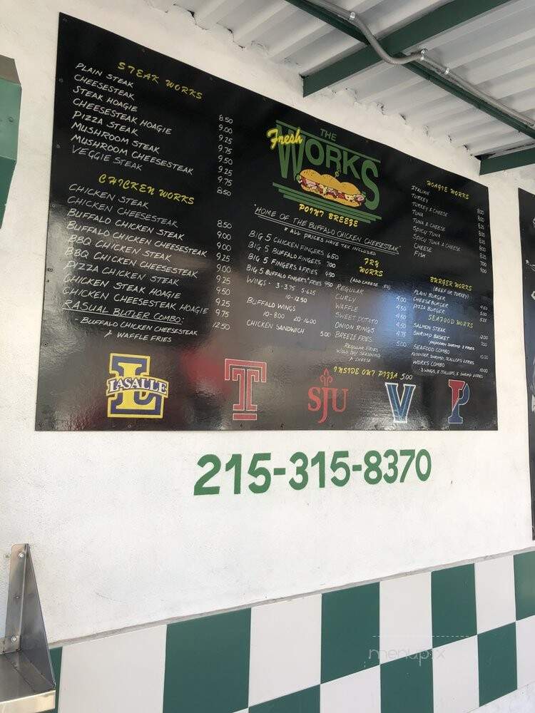 The Fresh Works - Philadelphia, PA menu_pic