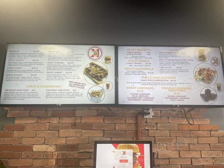 The Krazy Vegan - Hallandale Beach, FL menu_pic