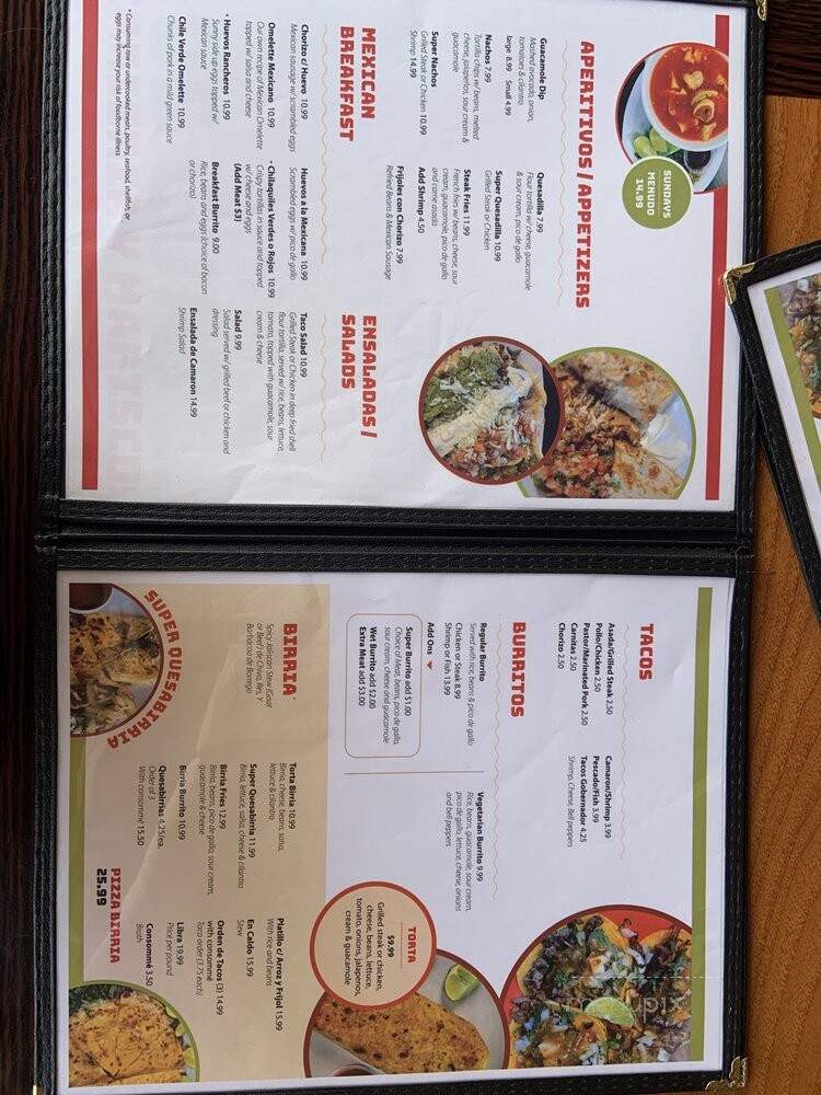 Birrieria Y Mariscos Los Cuates - Sacramento, CA menu_pic