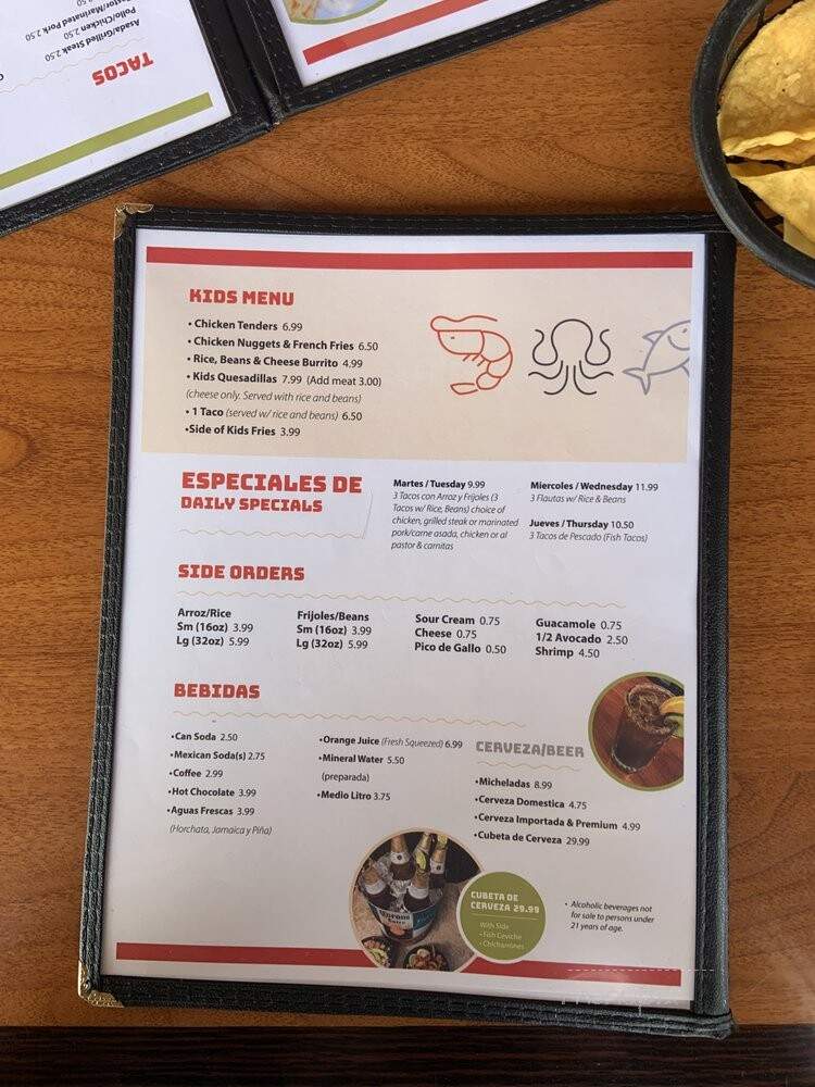 Birrieria Y Mariscos Los Cuates - Sacramento, CA menu_pic