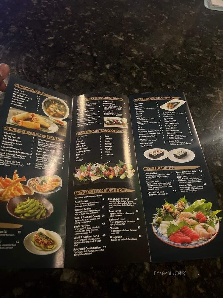 Mizu - Clarksville, TN menu_pic