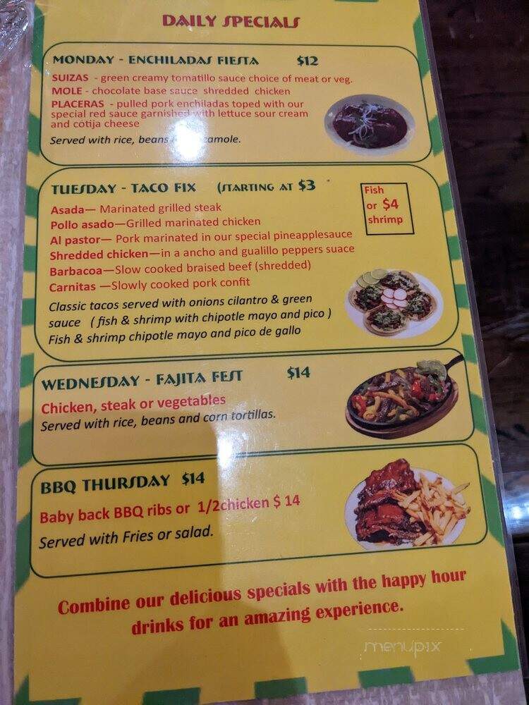 Taqueria El Patron Mexican Grill - Brooklyn, NY menu_pic