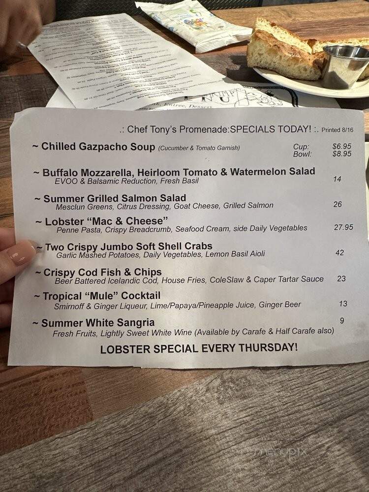 Chef Tony's - Bethesda, MD menu_pic