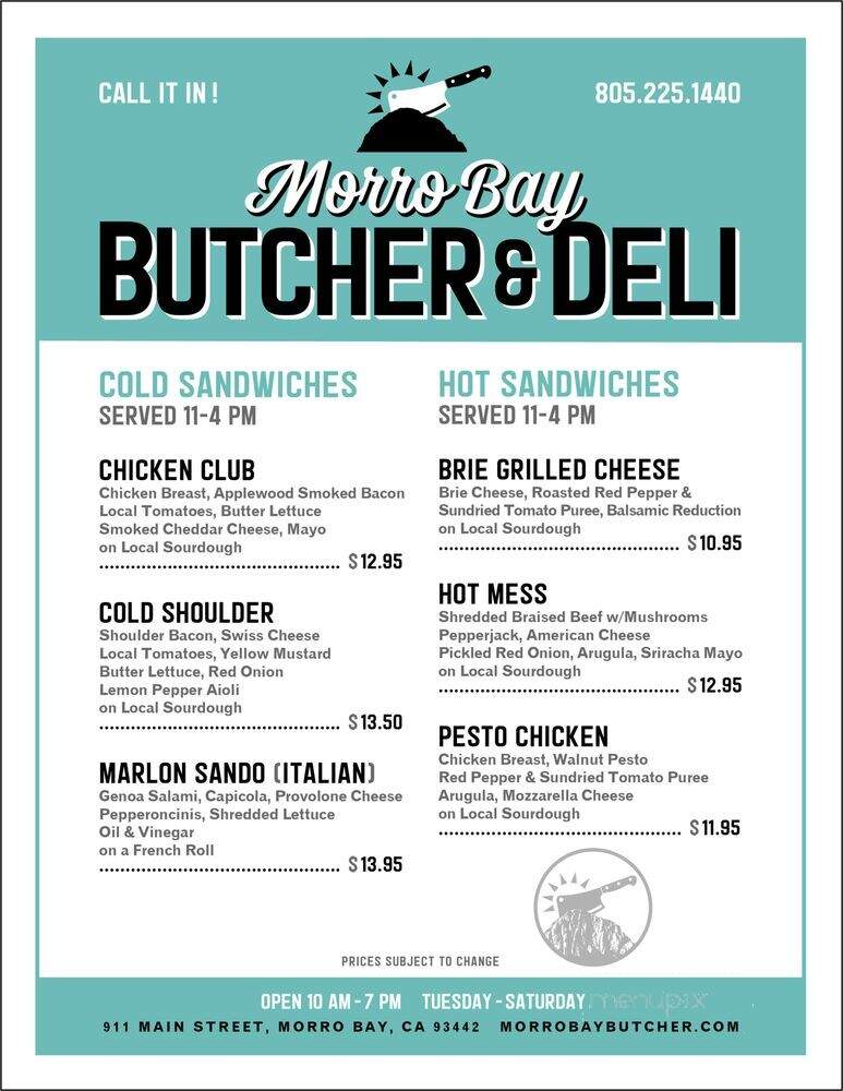 Morro Bay Butcher & Deli - Morro Bay, CA