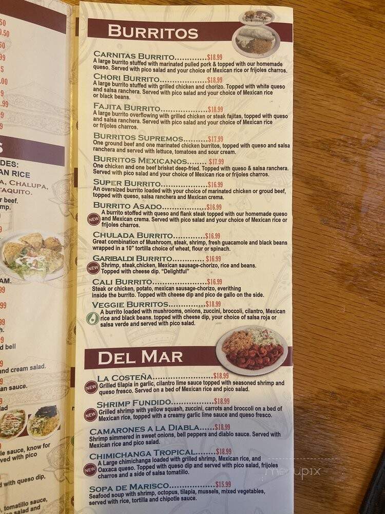 Garibaldi - Columbia, SC menu_pic