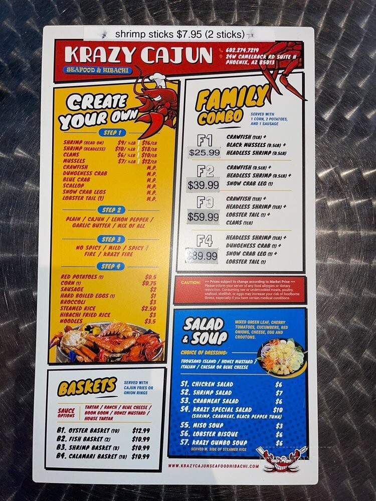 Krazy Cajun Seafood & Hibachi - Phoenix, AZ