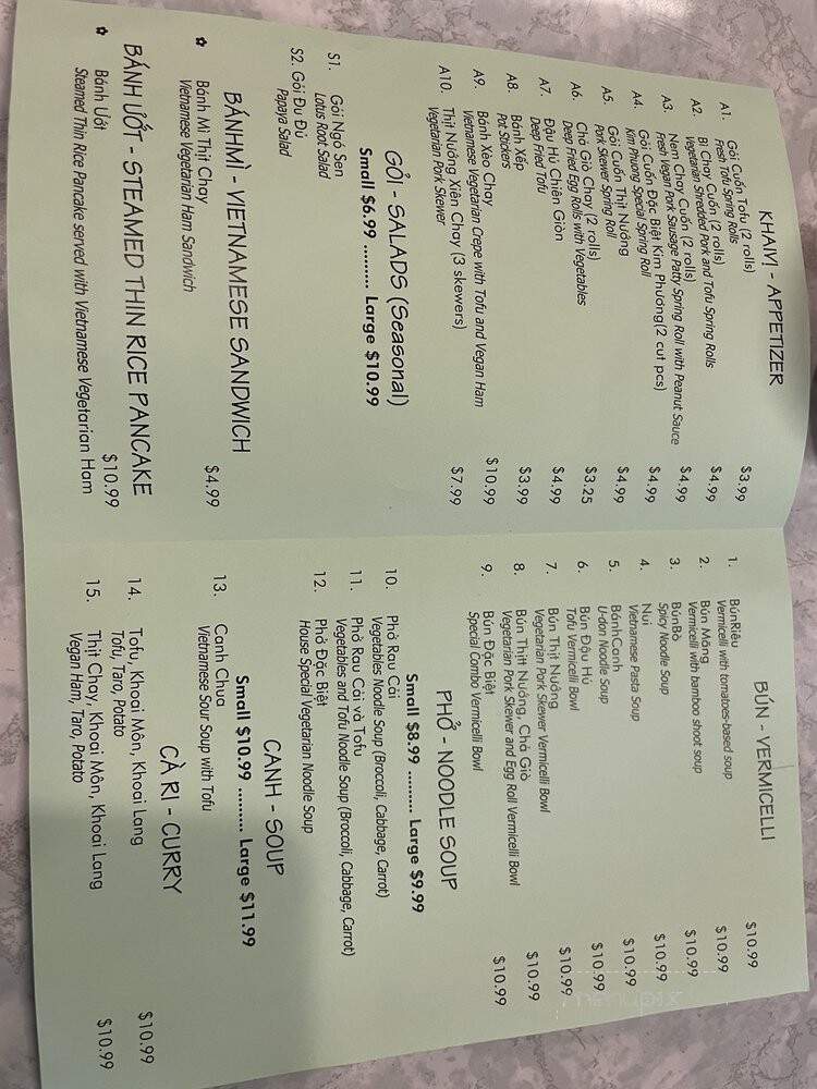 Kim Phoung - Renton, WA menu_pic