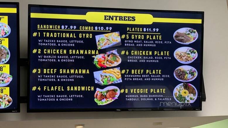 Stop-N-Go Gyros - Carrollton, TX menu_pic