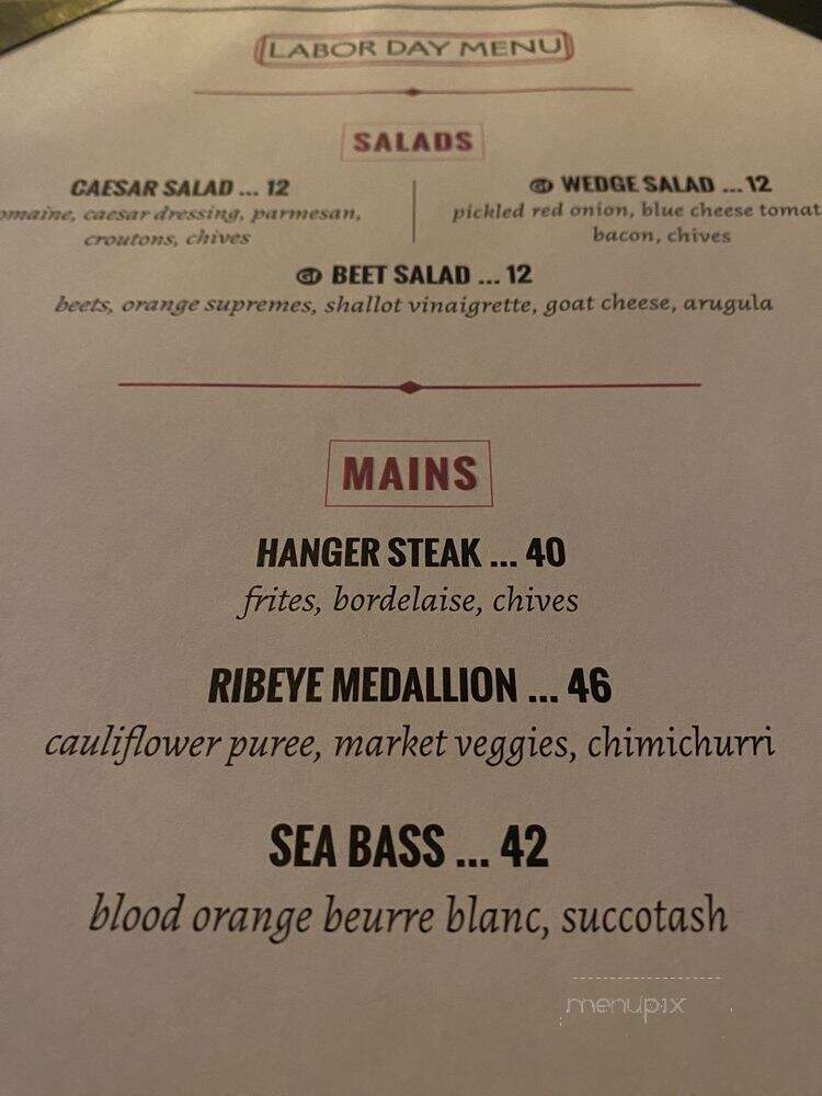 Sear Steakhouse - Solvang, CA menu_pic