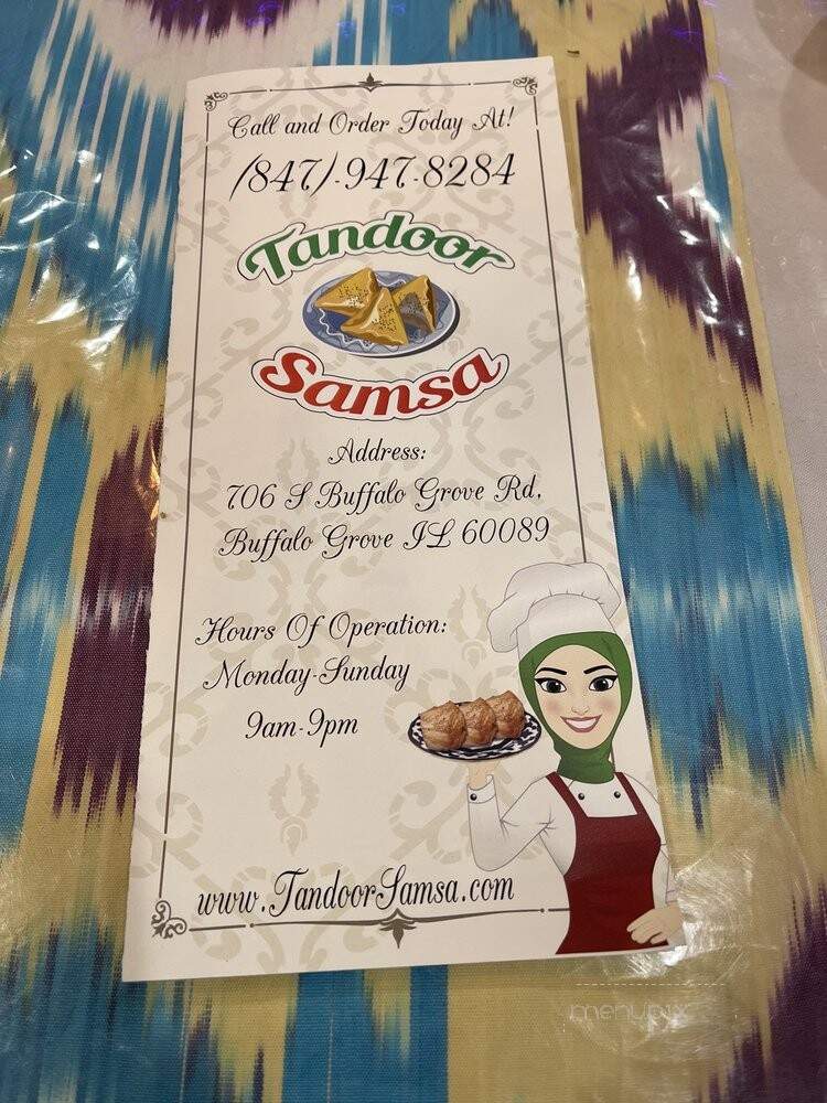 Tandoor Samsa - Buffalo Grove, IL menu_pic
