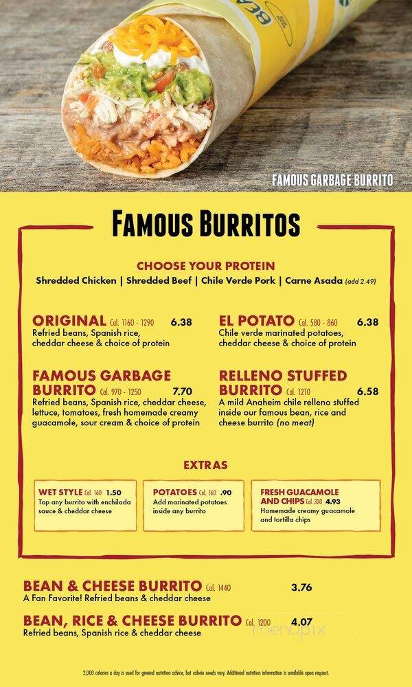 Miguel's Jr - Lake Elsinore, CA menu_pic