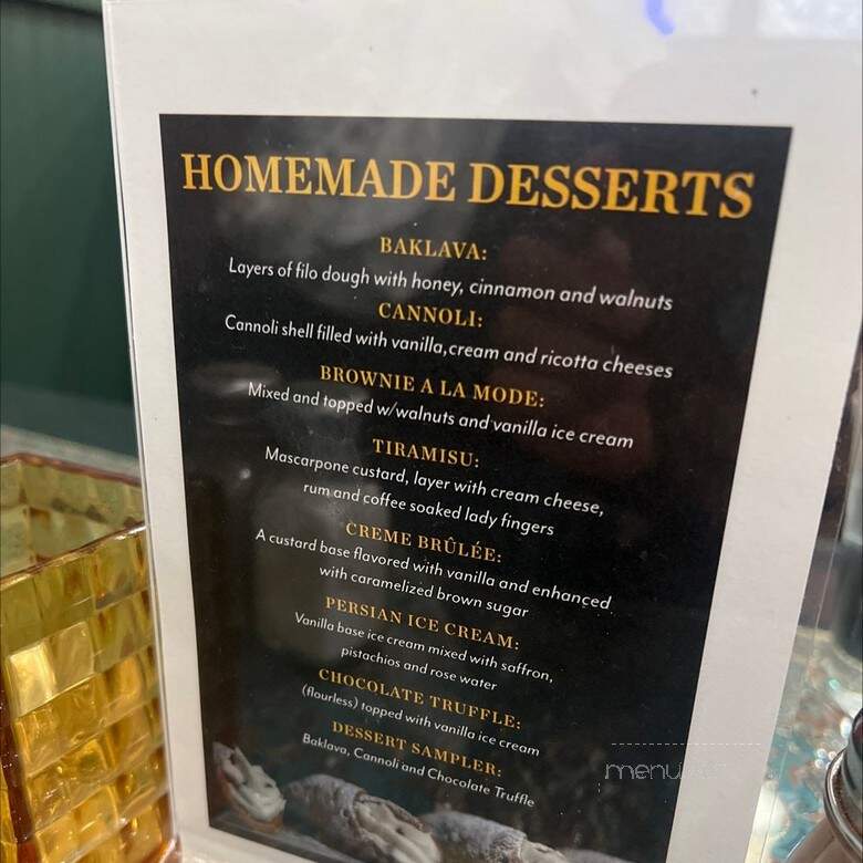 Rose & Olives - Duluth, GA menu_pic