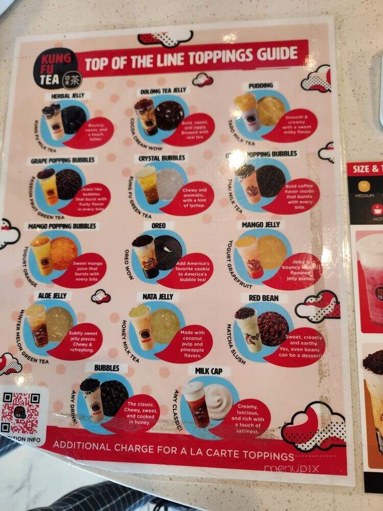 Kung Fu Tea - Duluth, GA menu_pic