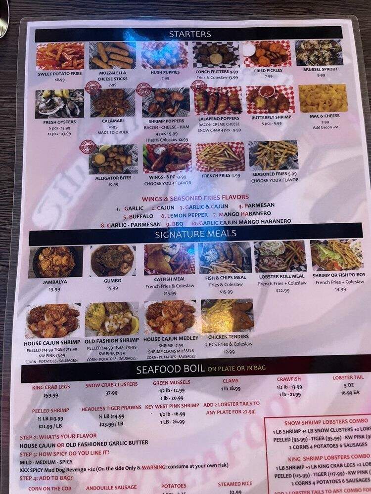 Stinkin Crawfish Key West - Key West, FL menu_pic