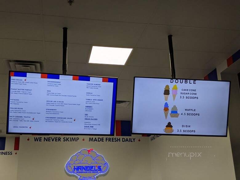 Handel's Homemade Ice Cream - Layton, UT menu_pic