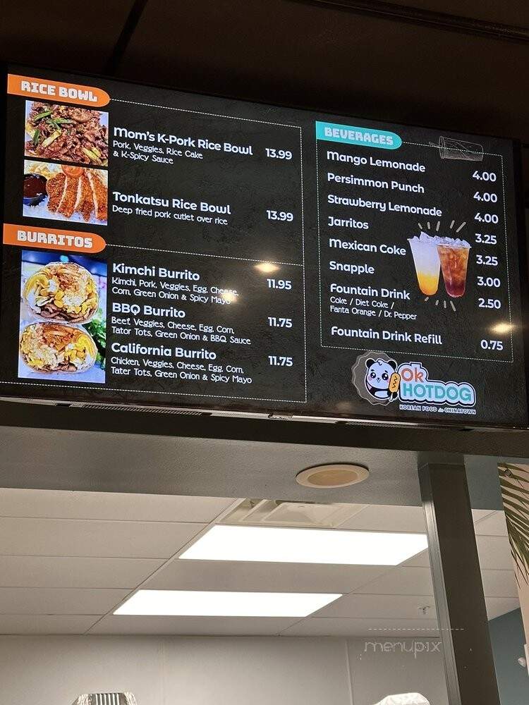 Sanfran Burrito N Fryz - Salt Lake, UT menu_pic