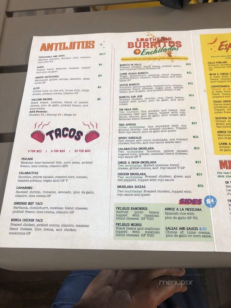 Sonora - Richmond, VA menu_pic