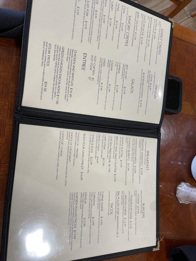 Sedona Crepes - Sedona, AZ menu_pic