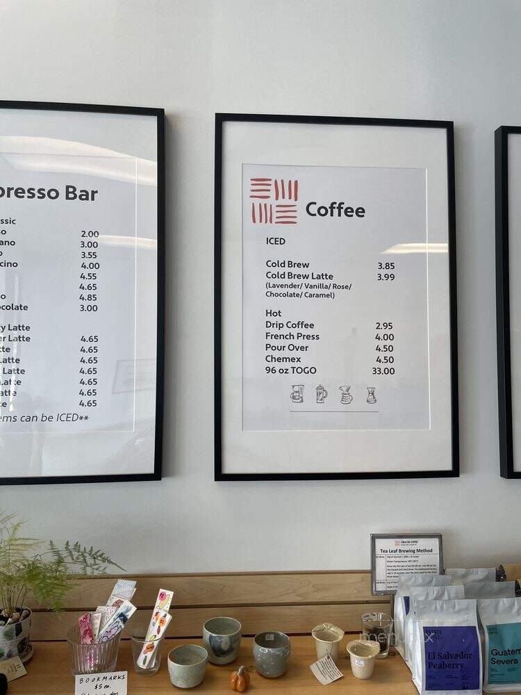 Curator Coffee - San Antonio, TX menu_pic
