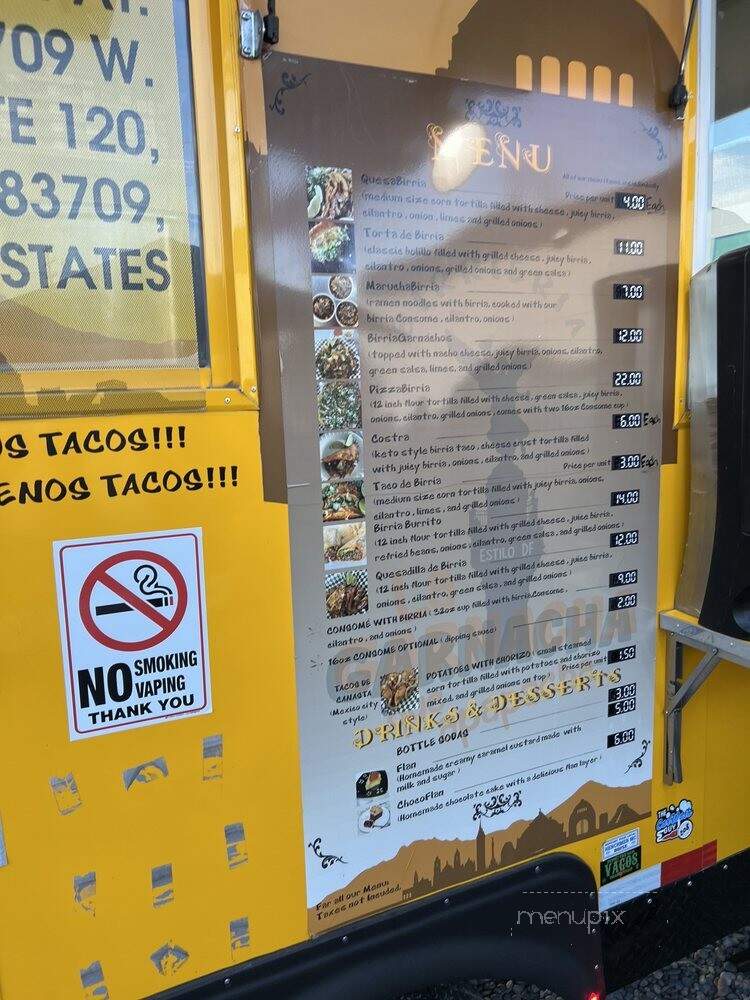 Garnacha Que Apapacha - Nampa, ID menu_pic
