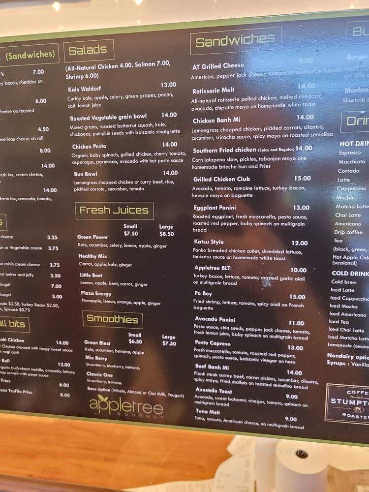 Apple Tree Gourmet - Brooklyn, NY menu_pic