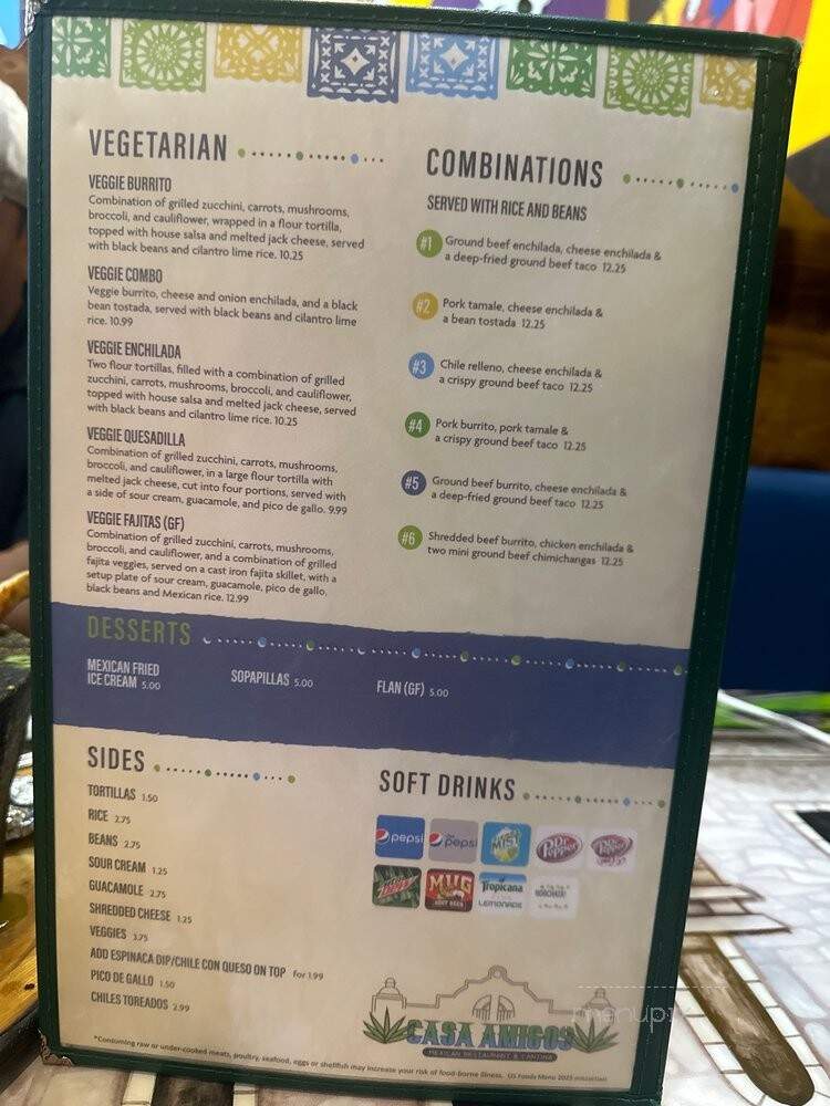 Casa Amigos - Olathe, KS menu_pic