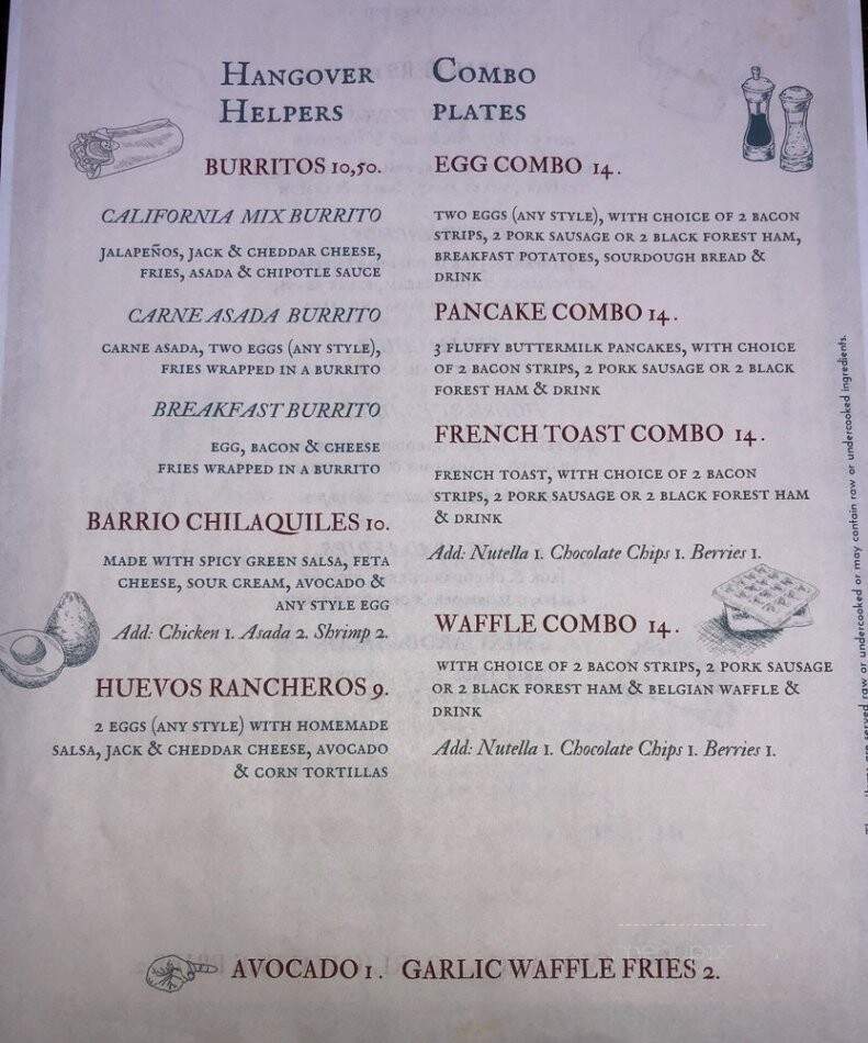 Jardin Grill - San Diego, CA menu_pic