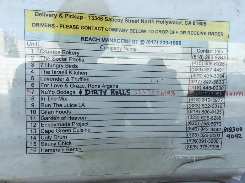 Cape Green - North Hollywood, CA menu_pic