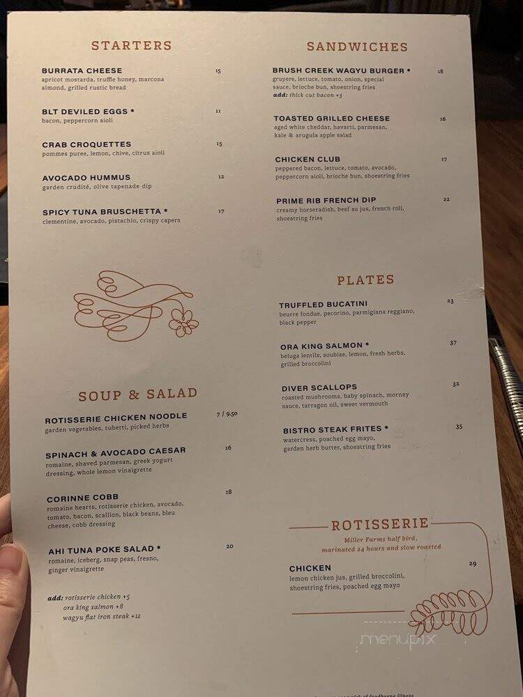 Corinne Austin - Austin, TX menu_pic