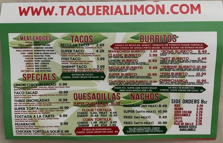 Taqueria Limon 3 - Walnut Creek, CA